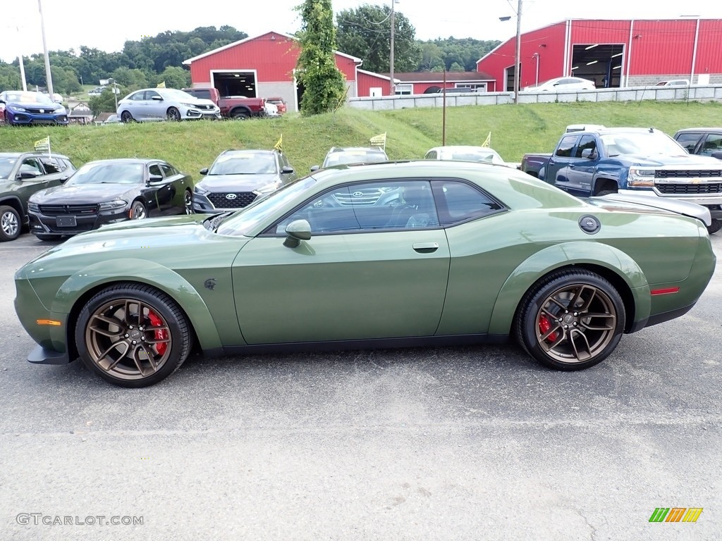 F8 Green 2023 Dodge Challenger SRT Hellcat JailBreak Widebody Exterior Photo #146320222