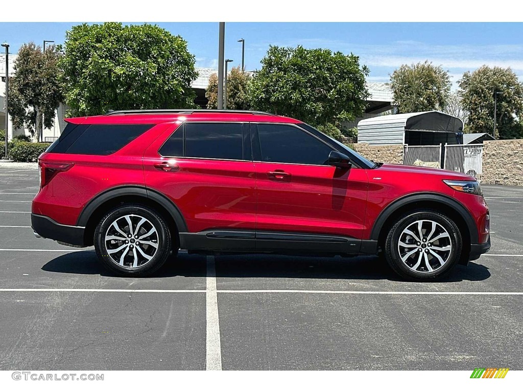 Rapid Red Metallic 2022 Ford Explorer ST-Line Exterior Photo #146320240
