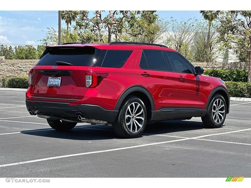 2022 Explorer ST-Line - Rapid Red Metallic / Ebony photo #4