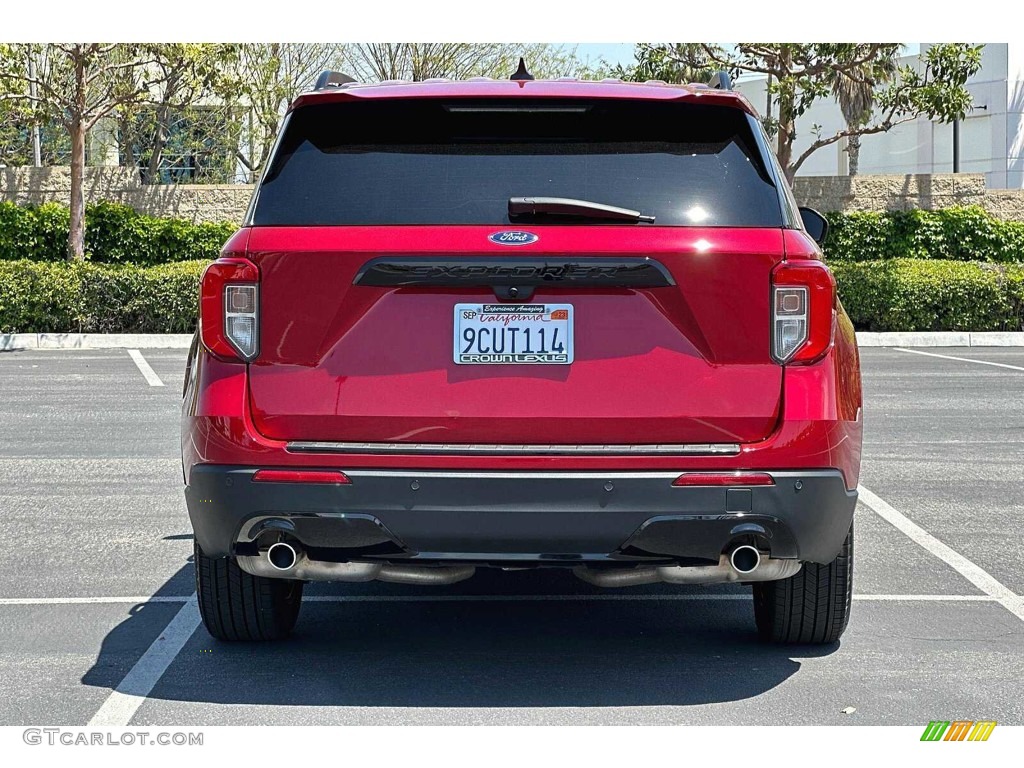 2022 Explorer ST-Line - Rapid Red Metallic / Ebony photo #5