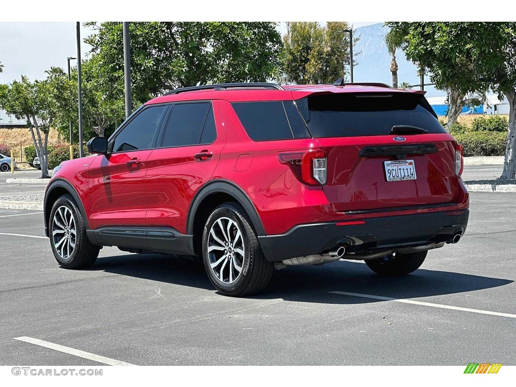 2022 Explorer ST-Line - Rapid Red Metallic / Ebony photo #6