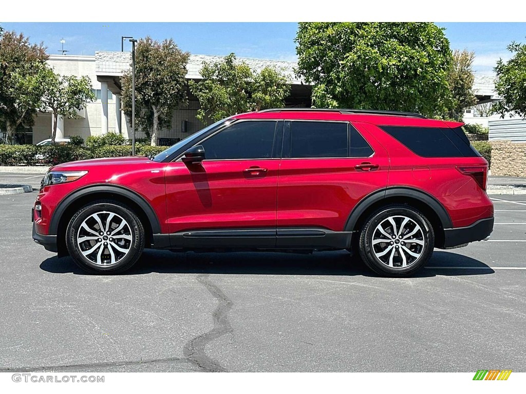 Rapid Red Metallic 2022 Ford Explorer ST-Line Exterior Photo #146320336
