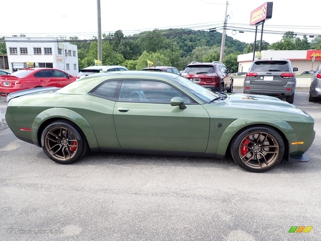 F8 Green 2023 Dodge Challenger SRT Hellcat JailBreak Widebody Exterior Photo #146320363