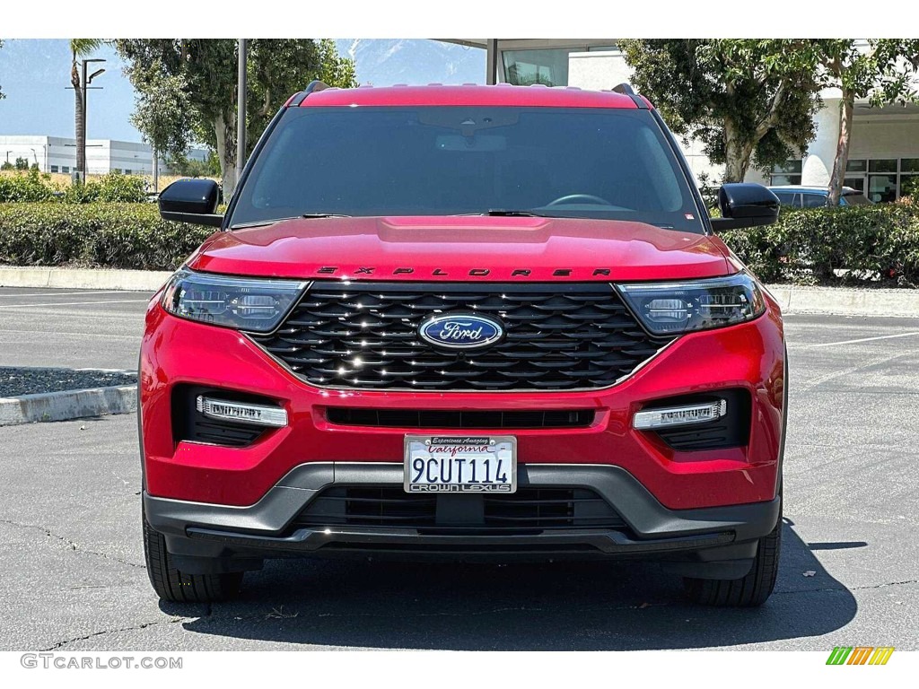 2022 Explorer ST-Line - Rapid Red Metallic / Ebony photo #9