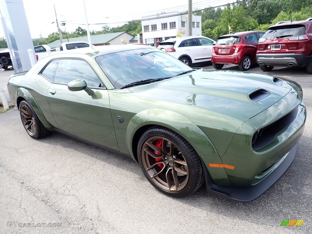 F8 Green 2023 Dodge Challenger SRT Hellcat JailBreak Widebody Exterior Photo #146320387