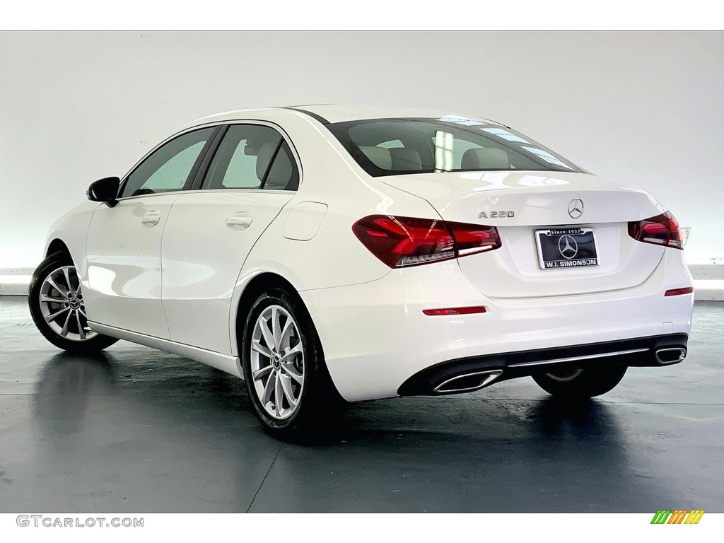 2020 A 220 Sedan - Polar White / Macchiato Beige photo #10