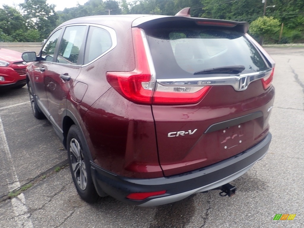 2018 CR-V LX AWD - Basque Red Pearl II / Gray photo #2