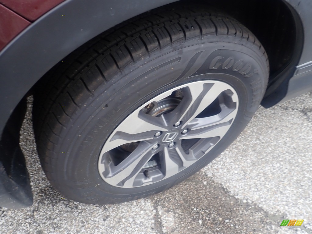 2018 CR-V LX AWD - Basque Red Pearl II / Gray photo #5