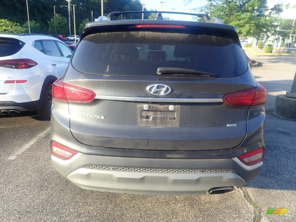 2020 Santa Fe SEL AWD - Portofino Gray / Espresso/Gray photo #3