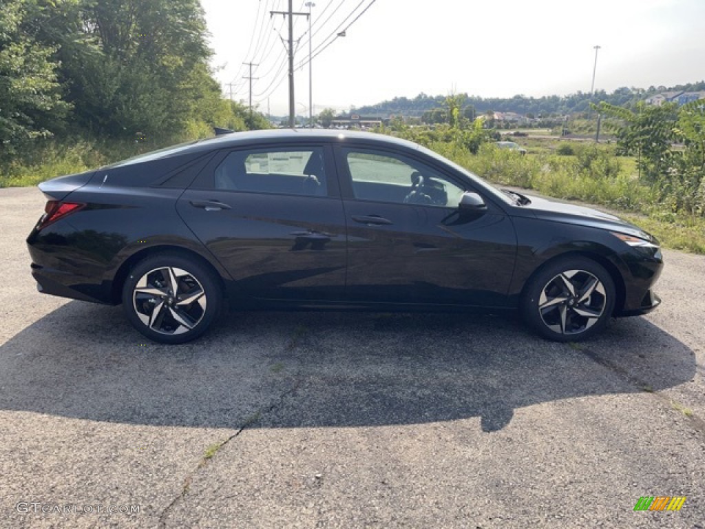 2023 Elantra SEL - Phantom Black / Medium Gray photo #3