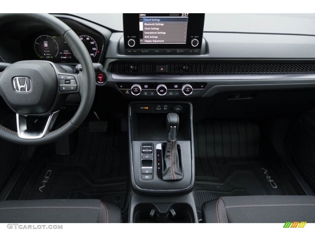 2023 Honda CR-V Sport Hybrid Black Dashboard Photo #146322301