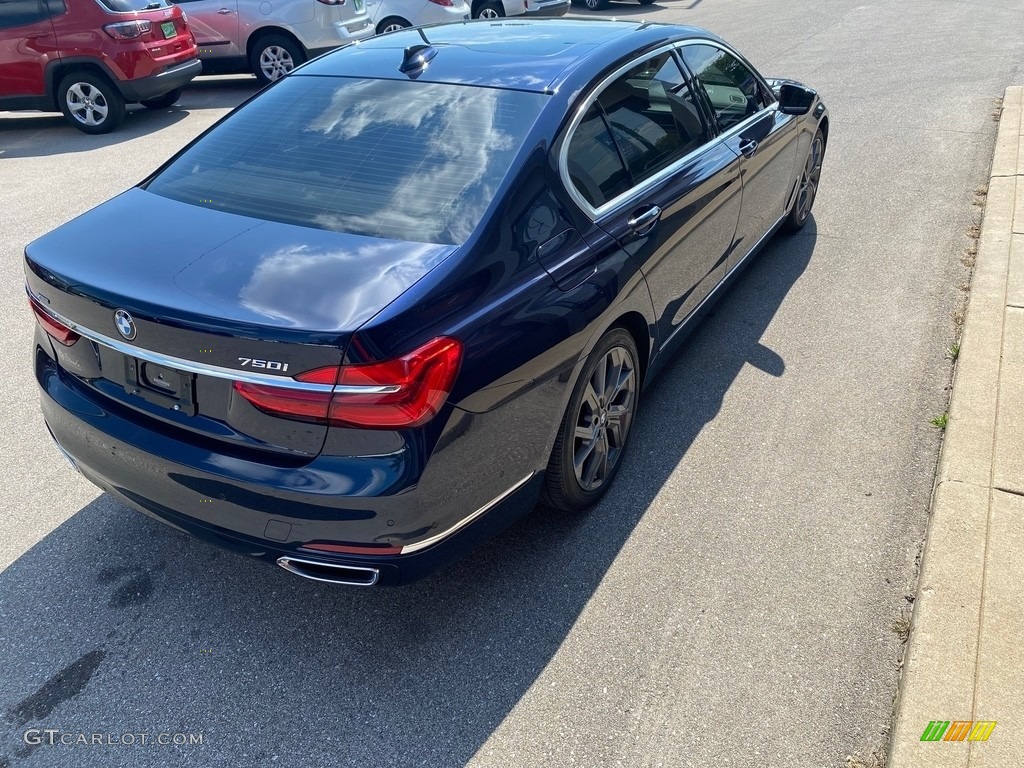 2017 7 Series 750i xDrive Sedan - Imperial Blue Metallic / Canberra Beige photo #45