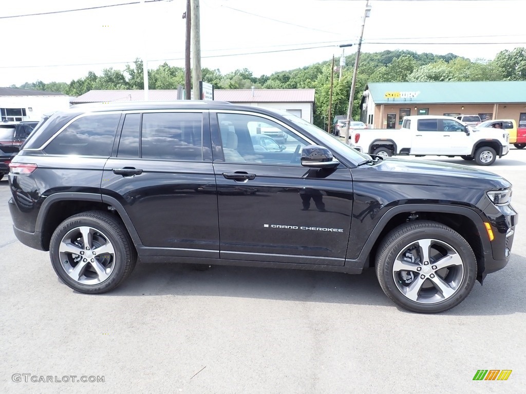 Diamond Black Crystal Pearl 2023 Jeep Grand Cherokee 4XE Exterior Photo #146323060