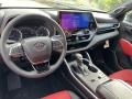 2023 Toyota Highlander Cockpit Red Interior Dashboard Photo