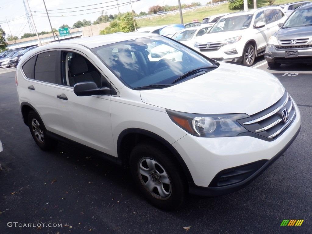 2013 CR-V LX AWD - White Diamond Pearl / Gray photo #5