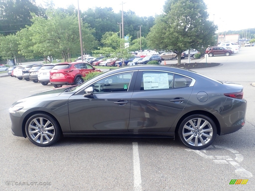 Machine Gray Metallic 2023 Mazda Mazda3 2.5 S Select Sedan Exterior Photo #146324258