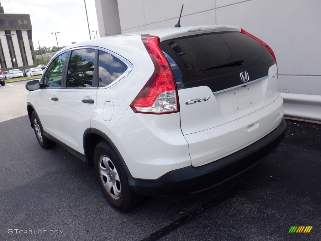 2013 CR-V LX AWD - White Diamond Pearl / Gray photo #9