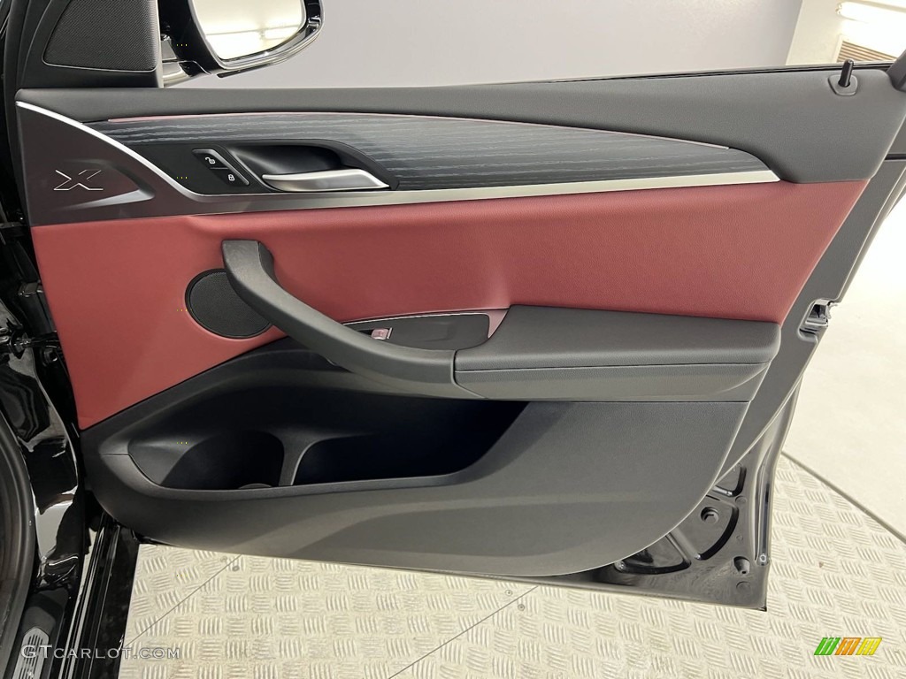 2023 BMW X3 sDrive30i Tacora Red Door Panel Photo #146324339
