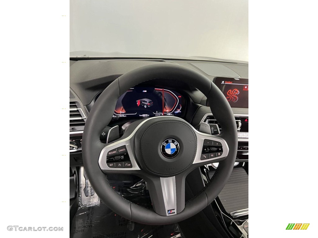 2023 BMW X3 sDrive30i Tacora Red Steering Wheel Photo #146324594