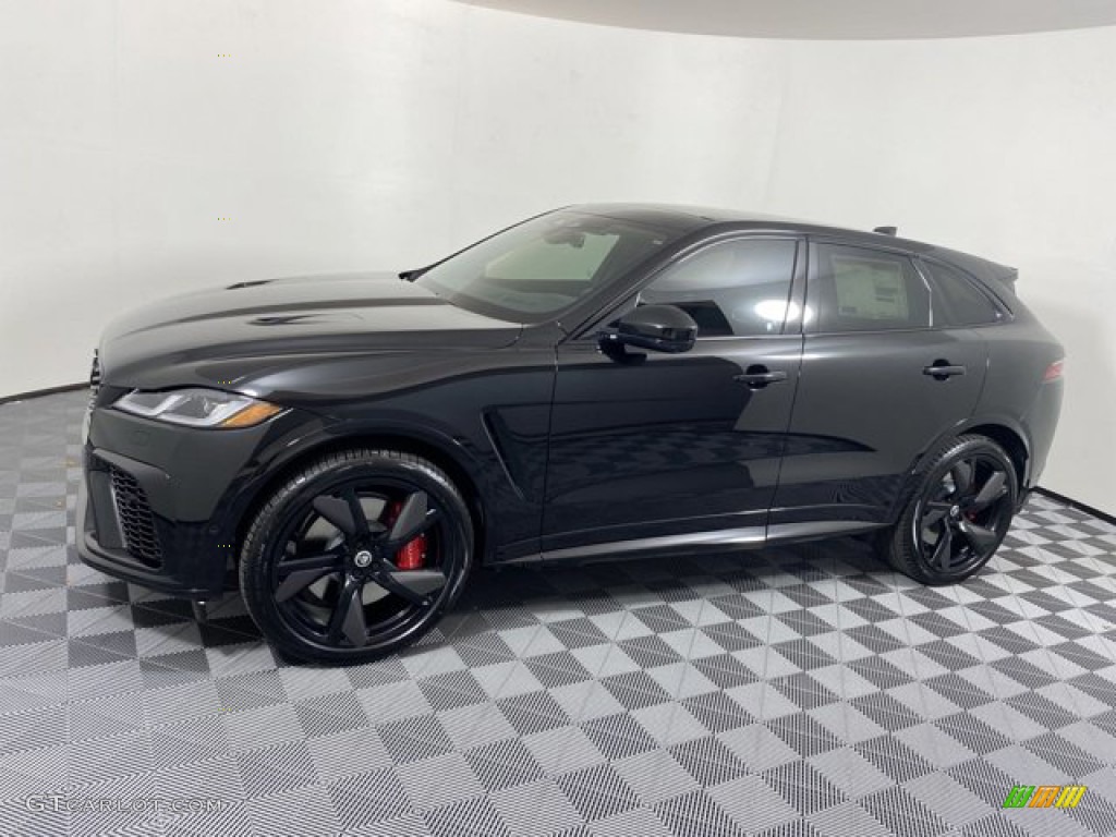 2024 F-PACE SVR - Santorini Black Metallic / Ebony/Ebony photo #6