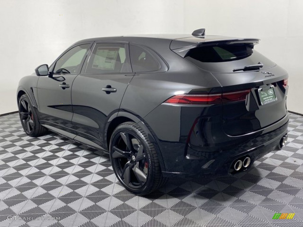 2024 F-PACE SVR - Santorini Black Metallic / Ebony/Ebony photo #10
