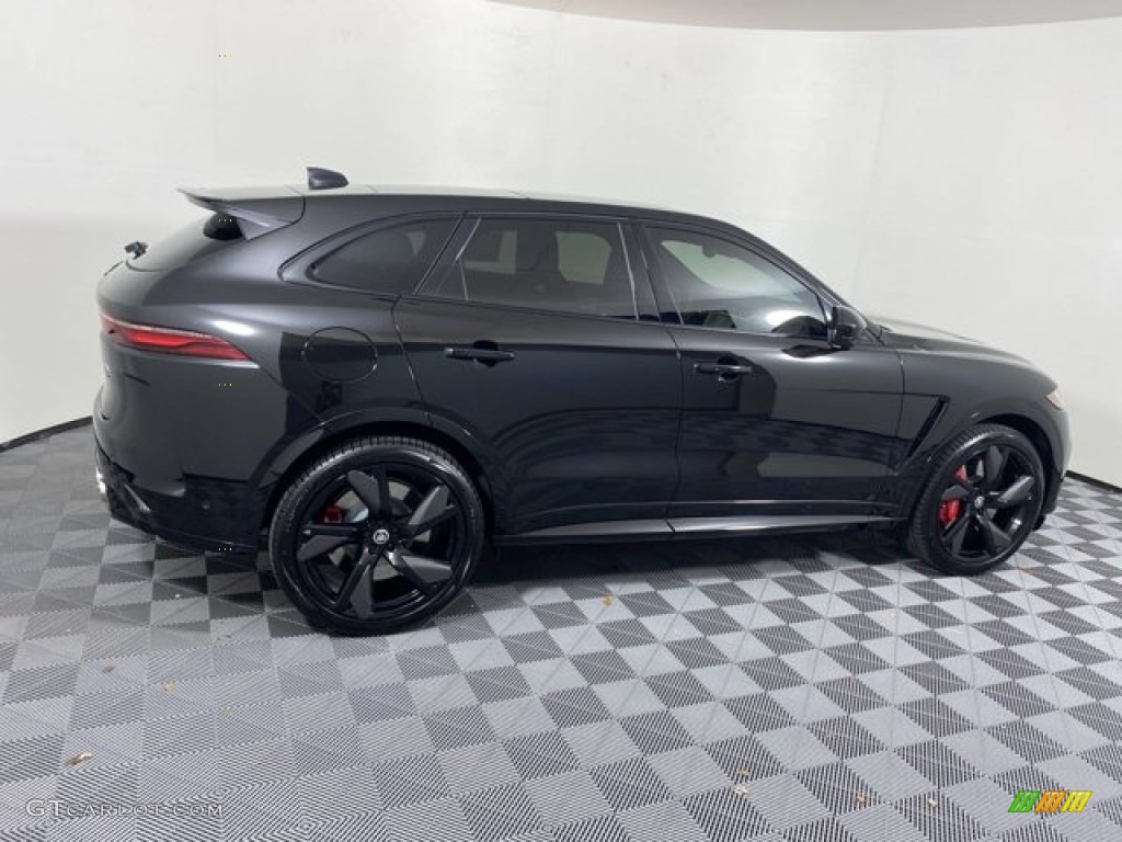 2024 F-PACE SVR - Santorini Black Metallic / Ebony/Ebony photo #11