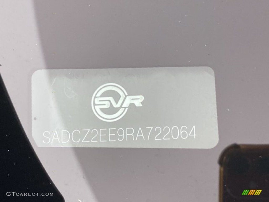 2024 F-PACE SVR - Santorini Black Metallic / Ebony/Ebony photo #25