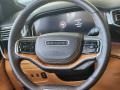 2023 Jeep Grand Wagoneer Tupelo/Black Interior Steering Wheel Photo
