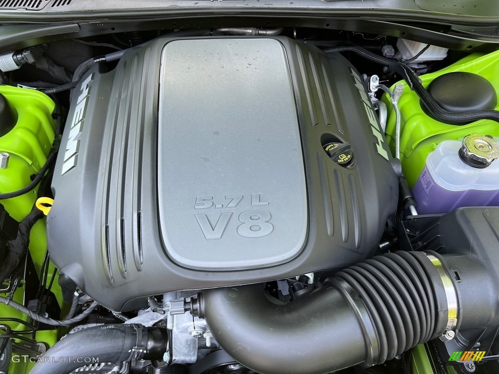2023 Dodge Challenger R/T 5.7 Liter HEMI OHV 16-Valve VVT V8 Engine Photo #146326718