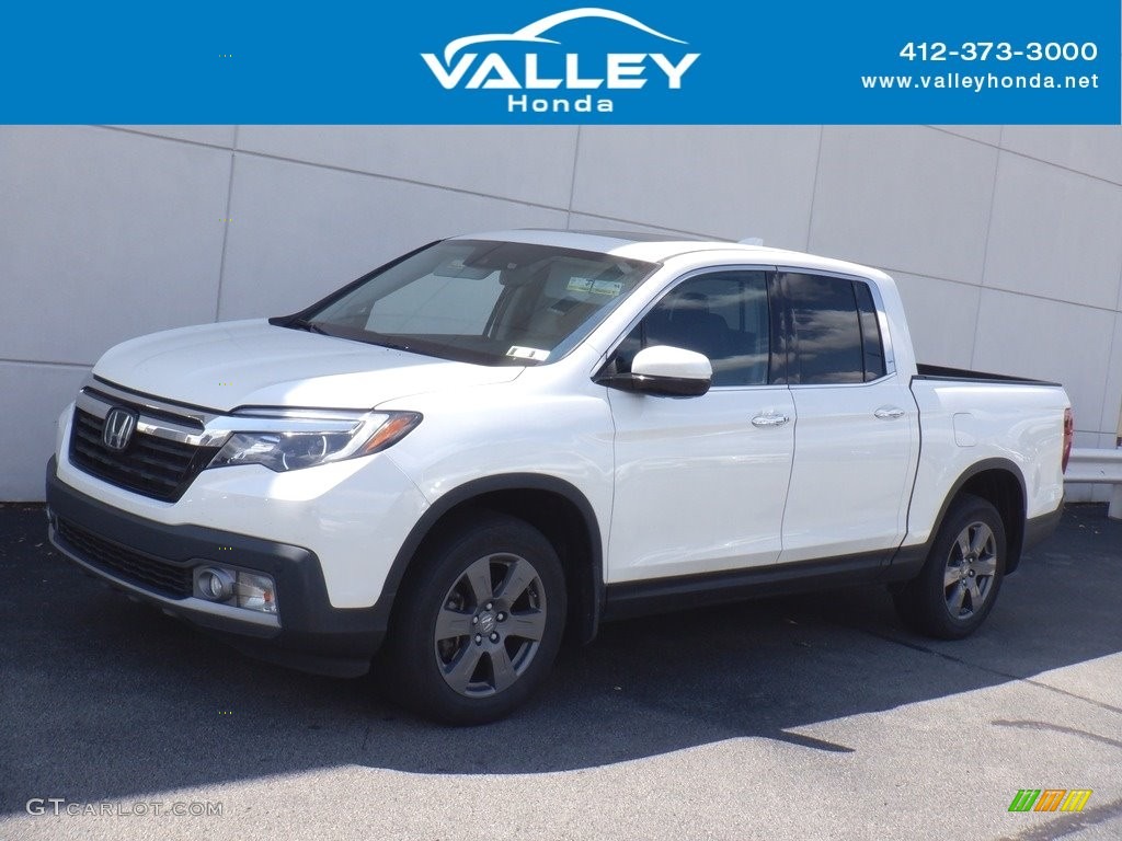 2020 Ridgeline RTL-E AWD - Platinum White Pearl / Black photo #1