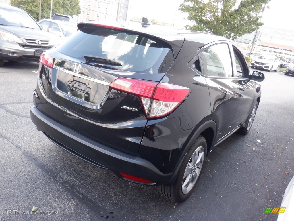 2021 HR-V LX AWD - Crystal Black Pearl / Black photo #6