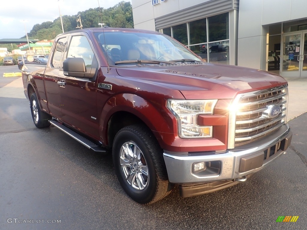 2017 F150 XLT SuperCab 4x4 - Caribou / Earth Gray photo #8