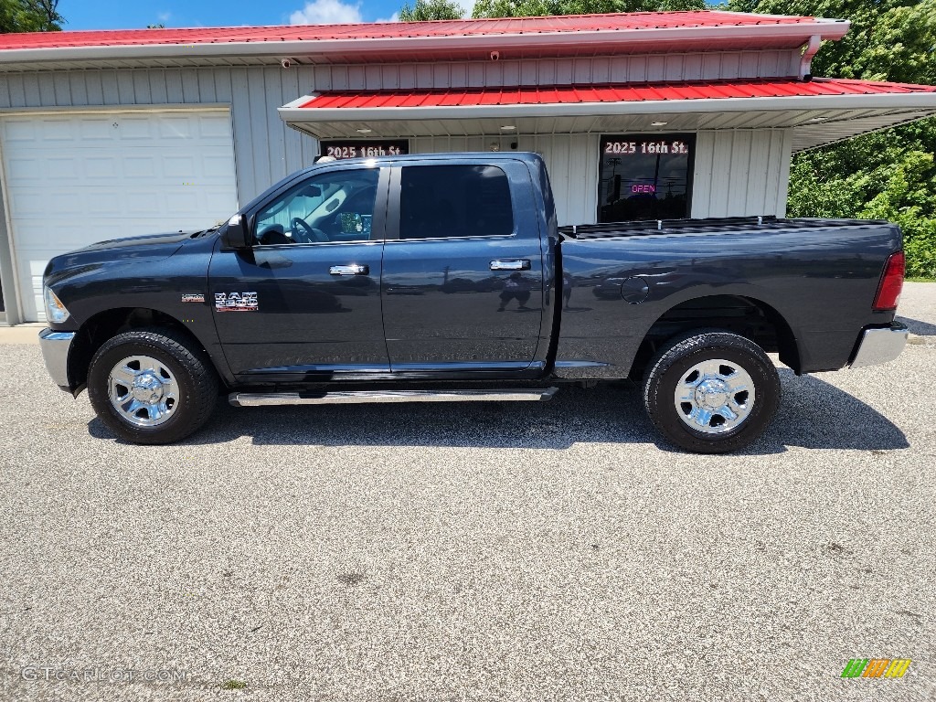 2015 2500 SLT Crew Cab 4x4 - Maximum Steel Metallic / Black/Diesel Gray photo #2
