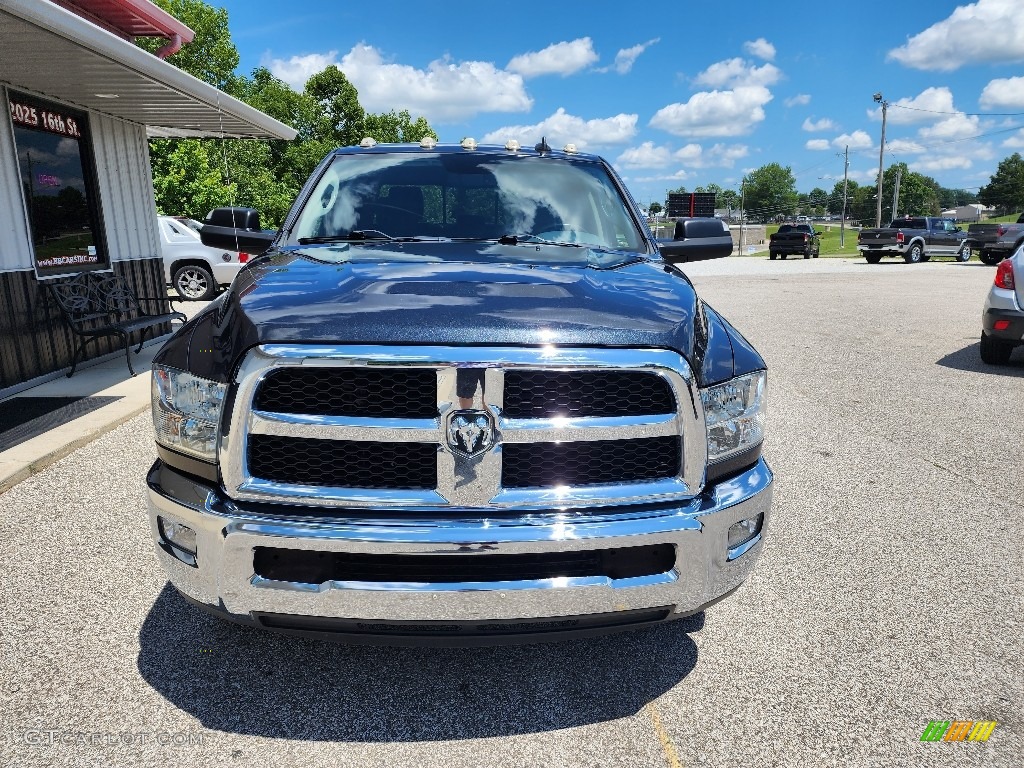 2015 2500 SLT Crew Cab 4x4 - Maximum Steel Metallic / Black/Diesel Gray photo #8