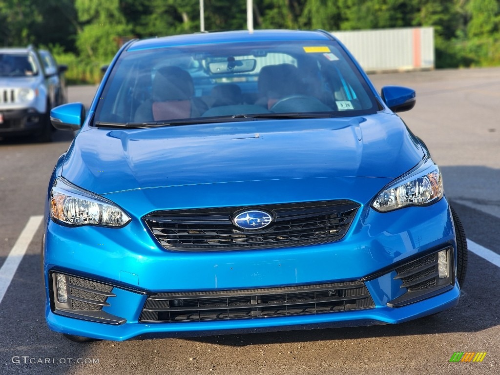 2021 Impreza Sport Sedan - Ocean Blue Pearl / Black photo #2