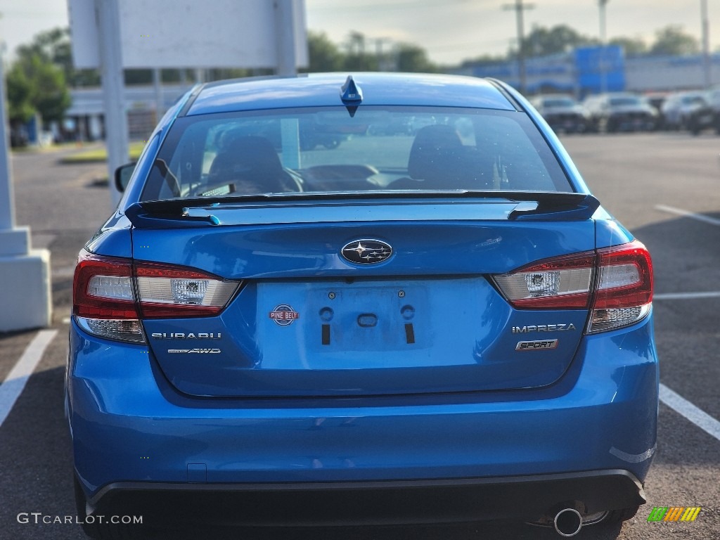2021 Impreza Sport Sedan - Ocean Blue Pearl / Black photo #4