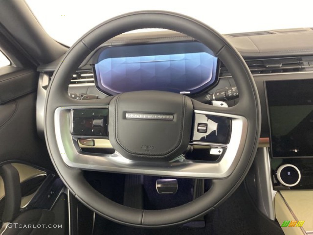 2023 Land Rover Range Rover SV Ebony Steering Wheel Photo #146328903