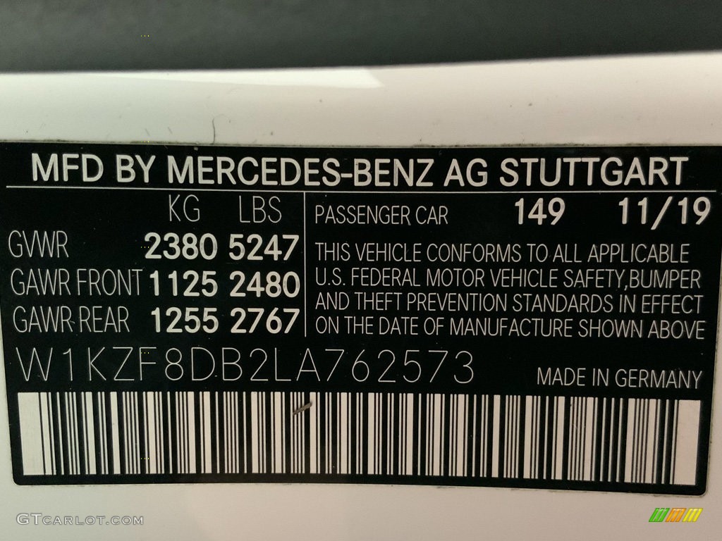 2020 E 350 Sedan - Polar White / Black photo #37