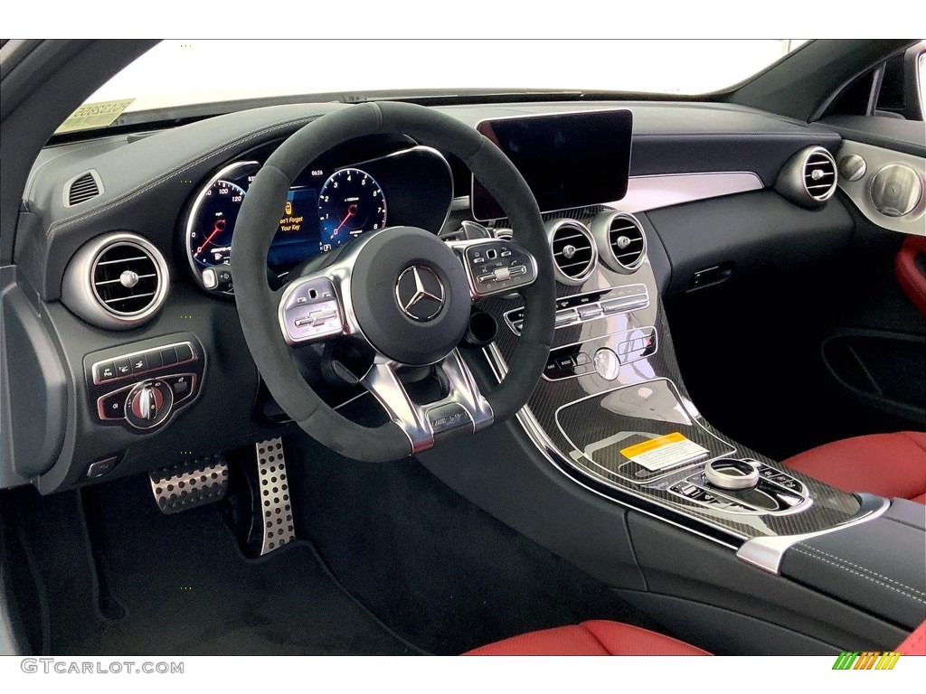 2023 Mercedes-Benz C 43 AMG 4Matic Coupe Cranberry Red Dashboard Photo #146329547