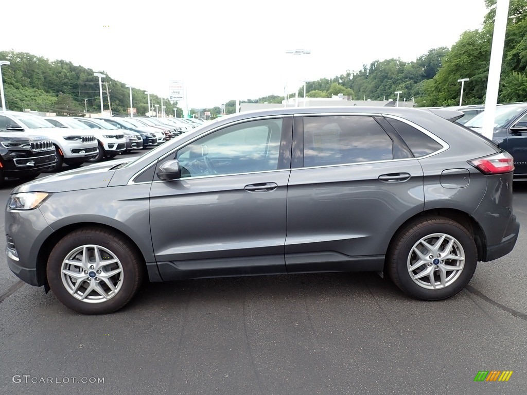 Carbonized Gray Metallic 2022 Ford Edge SEL AWD Exterior Photo #146329563