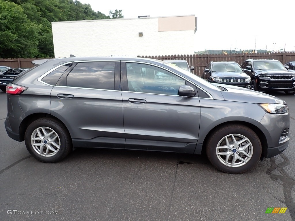 Carbonized Gray Metallic 2022 Ford Edge SEL AWD Exterior Photo #146329692