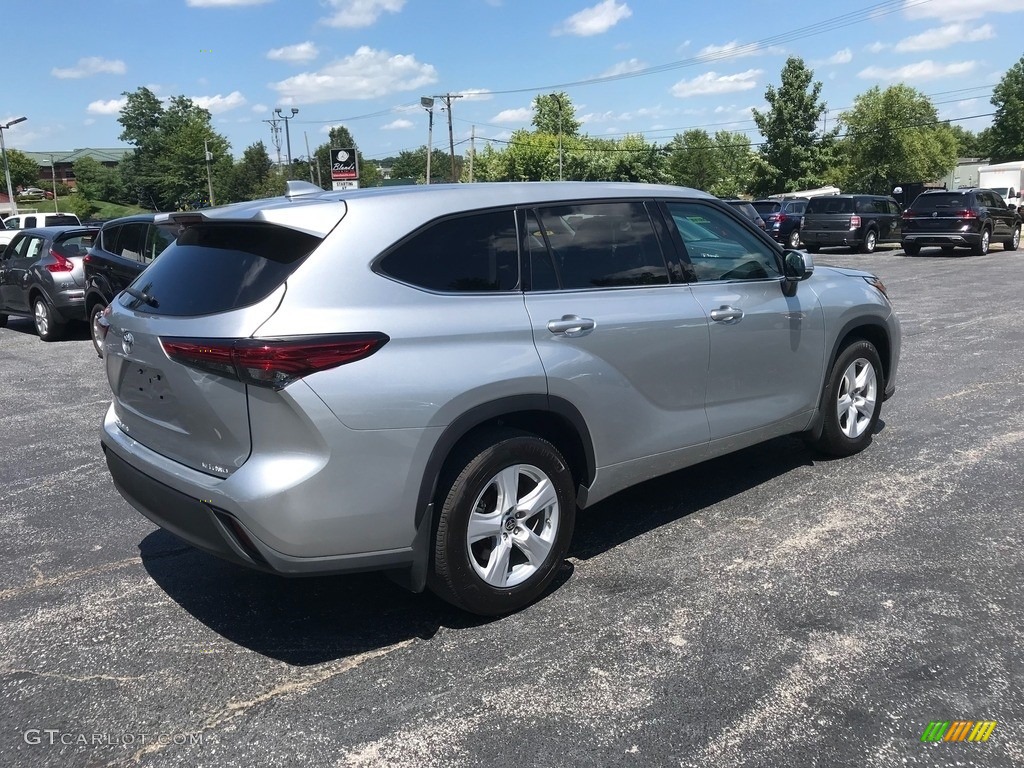 2021 Highlander LE AWD - Celestial Silver Metallic / Black photo #6