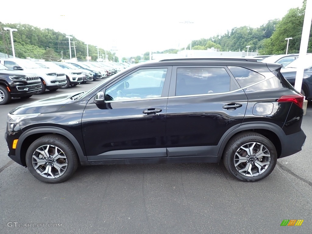 Black Cherry 2021 Kia Seltos EX AWD Exterior Photo #146330486
