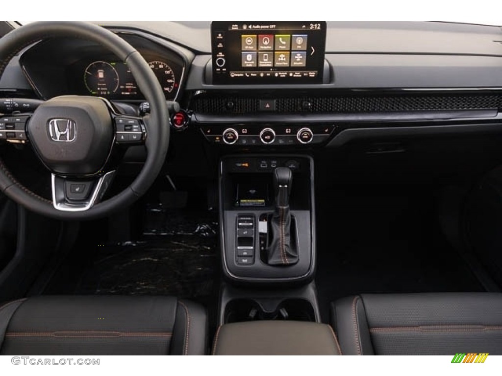 2024 Honda CR-V Sport Touring AWD Hybrid Black Dashboard Photo #146330694