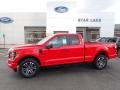 2023 Race Red Ford F150 XLT SuperCab 4x4  photo #1