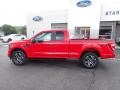 2023 Race Red Ford F150 XLT SuperCab 4x4  photo #2