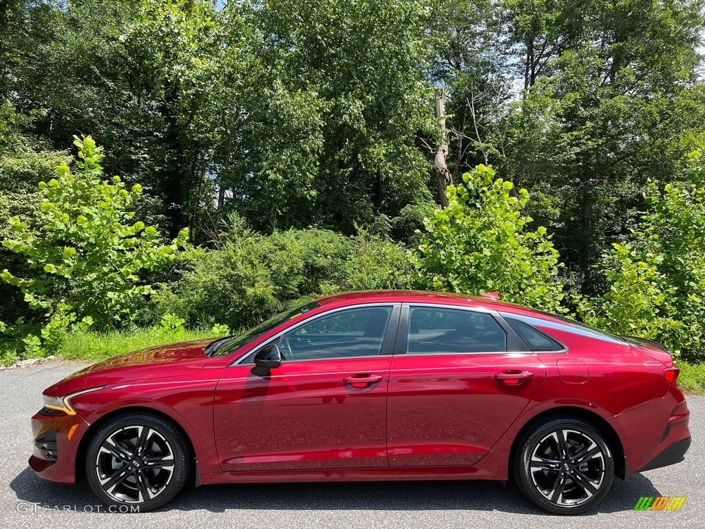 Passion Red 2021 Kia K5 GT-Line Exterior Photo #146330932