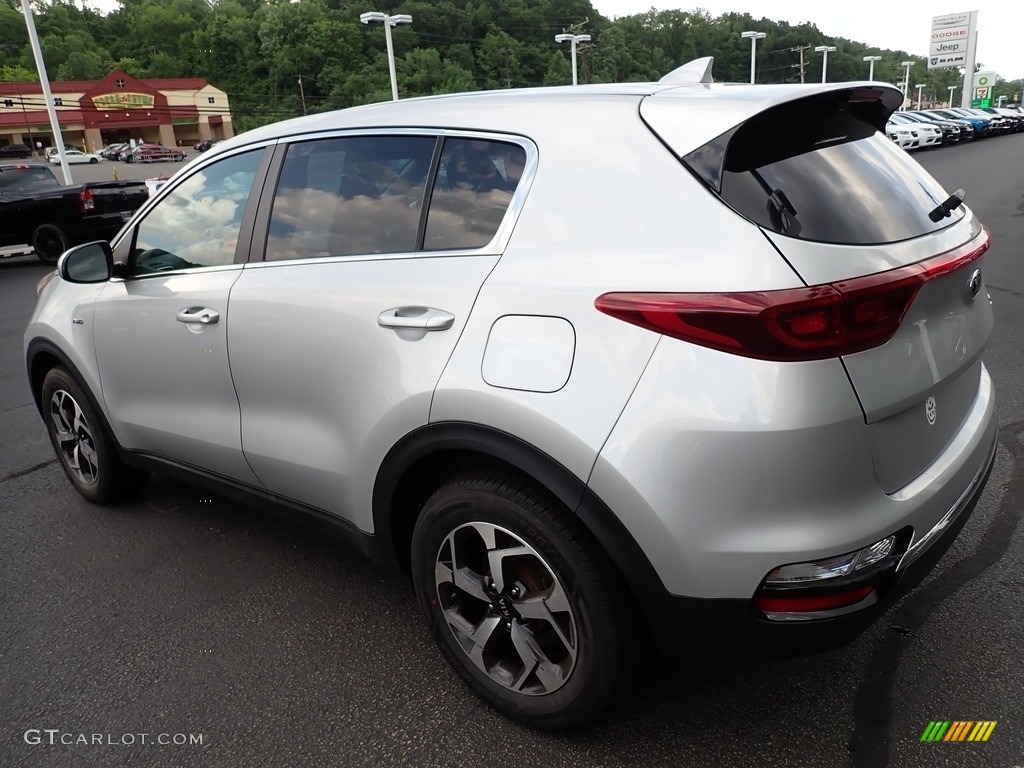 2021 Sportage LX AWD - Sparkling Silver / Black photo #3