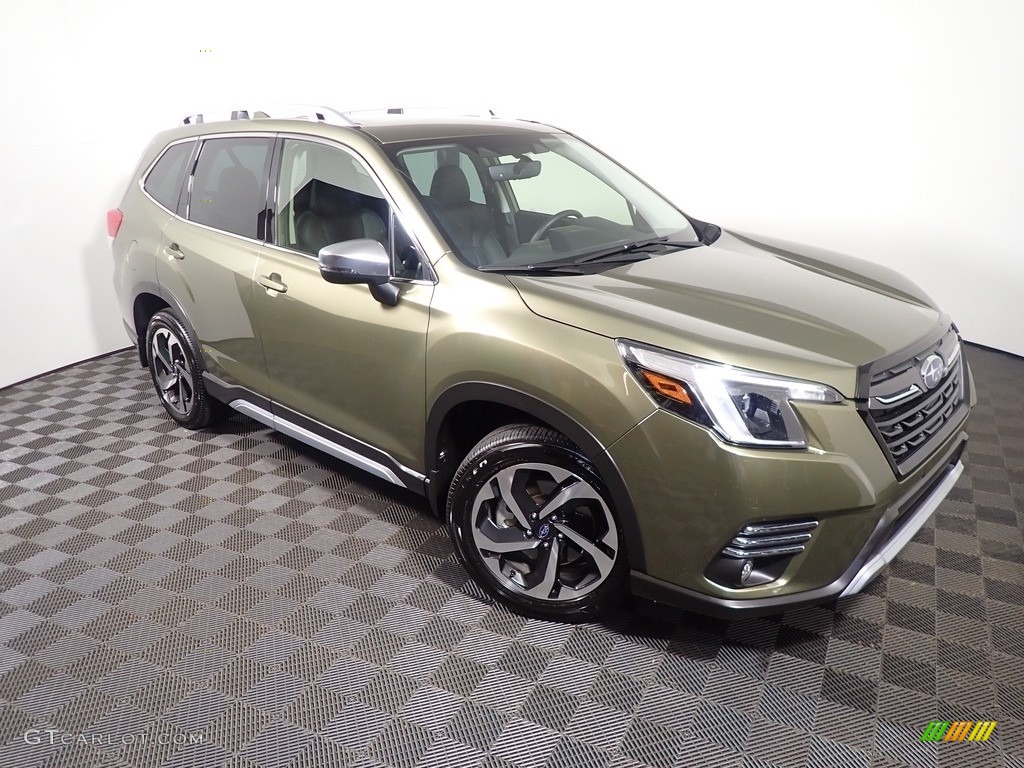 2023 Forester Touring - Autumn Green Metallic / Black photo #5