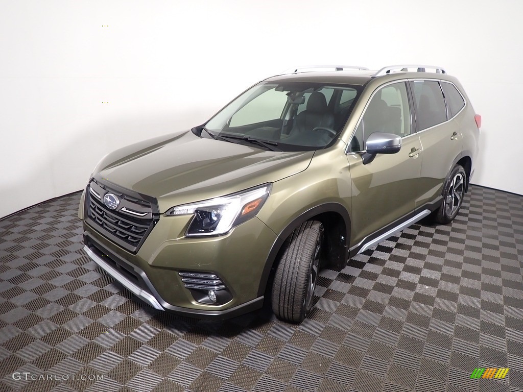 2023 Forester Touring - Autumn Green Metallic / Black photo #10